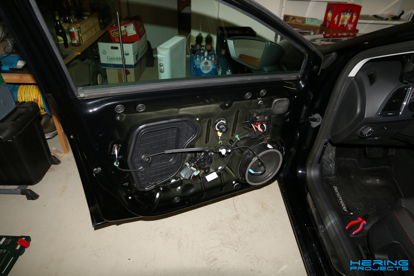 Türen dämmen für besseren Sound Seat Leon 5F - Hering Projects